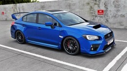 Cup Spoilerlippe Front Ansatz passend für Subaru Impreza MK4 WRX STI V.1 schwarz Hochglanz