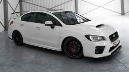 Cup Spoilerlippe Front Ansatz V.2 passend für SUBARU WRX STI schwarz Hochglanz