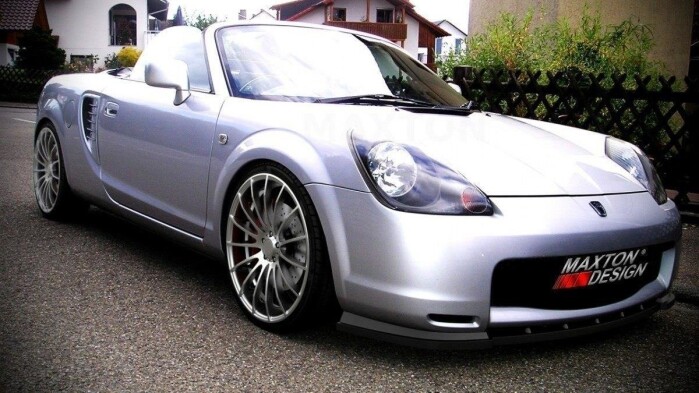 Cup Spoilerlippe Front Ansatz passend für TOYOTA MR2 MK3 schwarz Hochglanz