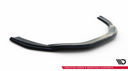 Cup Spoilerlippe Front Ansatz passend für Audi A8 D4 schwarz Hochglanz