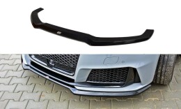 Cup Spoilerlippe Front Ansatz V.1 für Audi RS3 8V Sportback schwarz Hochglanz