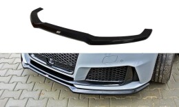 Cup Spoilerlippe Front Ansatz V.1 passend für Audi RS3 8V Sportback schwarz Hochglanz