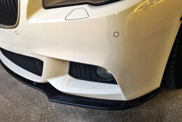 Cup Spoilerlippe Front Ansatz V.1 passend für BMW 5er F10/F11 M Paket schwarz Hochglanz