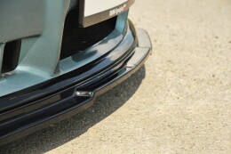 Cup Spoilerlippe Front Ansatz V.1 für BMW M3 E36 schwarz Hochglanz