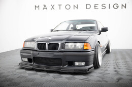 Cup Spoilerlippe Front Ansatz V.1 passend für BMW M3 / 3 M-Paket E36 Coupe schwarz Hochglanz