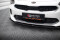 Cup Spoilerlippe Front Ansatz V.1 passend für Kia Stinger GT / GT-Line / Standard Mk1 schwarz Hochglanz