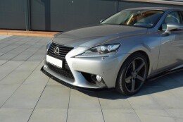 Cup Spoilerlippe Front Ansatz V.1 passend für Lexus IS Mk3 schwarz Hochglanz