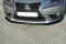 Cup Spoilerlippe Front Ansatz V.1 passend für Lexus IS Mk3 schwarz Hochglanz