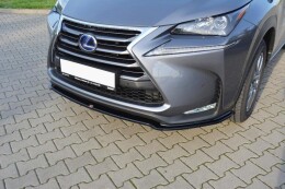 Cup Spoilerlippe Front Ansatz V.1 passend für Lexus NX Mk1 schwarz matt