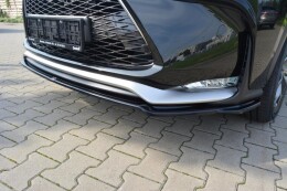 Cup Spoilerlippe Front Ansatz V.1 für Lexus NX Mk1 F-Sport schwarz Hochglanz