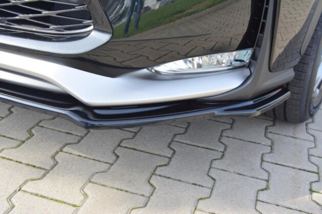 Street+ Spoilerlippe Front Ansatz V.1 passend für Lexus NX Mk1 F-Sport schwarz matt