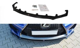 Cup Spoilerlippe Front Ansatz V.1 für Lexus RC F schwarz matt
