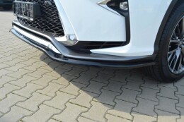 Cup Spoilerlippe Front Ansatz V.1 passend für Lexus RX Mk4 F-Sport schwarz Hochglanz