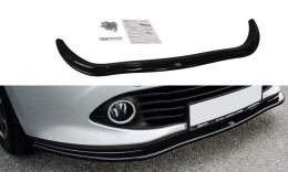 Cup Spoilerlippe Front Ansatz V.1 passend für Renault Clio Mk4 schwarz Hochglanz