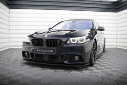 Cup Spoilerlippe Front Ansatz V.2 passend für BMW 5er F10/F11 M Paket schwarz Hochglanz