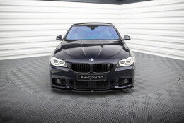 Street+ Spoilerlippe Front Ansatz V.2 passend für BMW 5er M-Paket F10/F11 schwarz Hochglanz