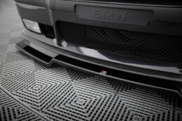 Street+ Spoilerlippe Front Ansatz V.2 passend für BMW M3 / 3 M-Paket E36 Coupe schwarz Hochglanz