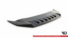 Cup Spoilerlippe Front Ansatz V.2 für VW Arteon R-Line Limousine / Shooting Brake Mk1 schwarz Hochglanz