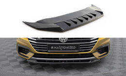 Cup Spoilerlippe Front Ansatz V.2 passend für VW Arteon R-Line schwarz Hochglanz