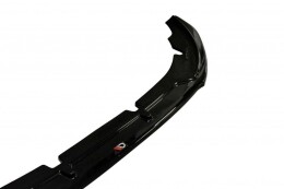 Cup Spoilerlippe Front Ansatz V.1 passend für VOLVO V50F R-DESIGN schwarz Hochglanz