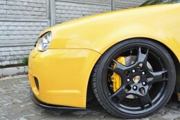 Cup Spoilerlippe Front Ansatz passend für VW GOLF 4 R32 schwarz Hochglanz
