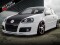 Cup Spoilerlippe Front Ansatz passend für VW GOLF 5 GTI VOTEX schwarz Hochglanz