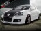 Cup Spoilerlippe Front Ansatz für VW GOLF 5 GTI VOTEX schwarz matt