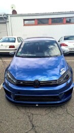 Cup Spoilerlippe Front Ansatz für VW GOLF 6 (für R400 Stoßstange) schwarz Hochglanz