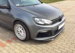 Cup Spoilerlippe Front Ansatz passend für VW GOLF 6 Carbon Look
