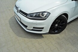 Cup Spoilerlippe Front Ansatz für VW Golf Mk7 schwarz Hochglanz