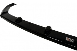 Cup Spoilerlippe Front Ansatz für VW Golf Mk7 For Sport Pack schwarz Hochglanz