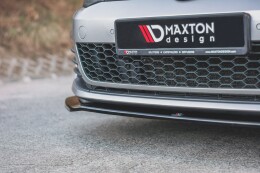 Cup Spoilerlippe Front Ansatz V.2 passend für VW Golf 7 GTI schwarz Hochglanz