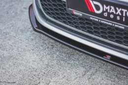 Cup Spoilerlippe Front Ansatz V.2 passend für VW Golf 7 GTI schwarz Hochglanz