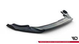 Cup Spoilerlippe Front Ansatz V.2 für VW Golf R / R-Line Mk7 FL schwarz Hochglanz