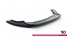 Cup Spoilerlippe Front Ansatz V.3 für VW Golf R / R-Line Mk7 FL schwarz Hochglanz