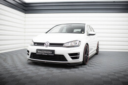 Cup Spoilerlippe Front Ansatz V.2 passend für VW Golf 7 R / R-Line schwarz Hochglanz