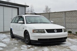 Cup Spoilerlippe Front Ansatz passend für VW PASSAT B5 Carbon Look