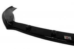 Street+ Spoilerlippe Front Ansatz V.1 passend für VW Passat CC vor FL Standard Stoßstange schwarz Hochglanz