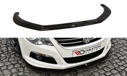 Cup Spoilerlippe Front Ansatz für VW Passat CC R36...