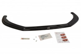 Cup Spoilerlippe Front Ansatz passend für VW Passat CC R36 RLINE (vor Facelift) schwarz Hochglanz
