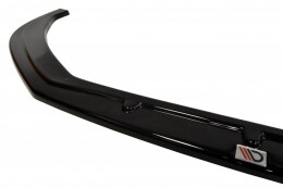 Cup Spoilerlippe Front Ansatz passend für VW Passat CC R36 RLINE (vor Facelift) schwarz Hochglanz