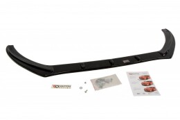 Cup Spoilerlippe Front Ansatz passend für VW Polo Mk5 schwarz Hochglanz
