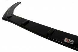 Cup Spoilerlippe Front Ansatz passend für VW Polo Mk5 schwarz Hochglanz