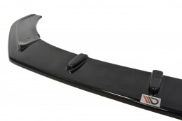 Street+ Spoilerlippe Front Ansatz V.1 passend für VW Polo GTI Mk5 FL schwarz Hochglanz