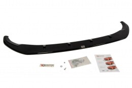 VW T6 Cup Spoilerlippe Front Ansatz V.1 passend für schwarz Hochglanz