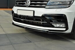 Cup Spoilerlippe Front Ansatz für VW Tiguan Mk2...