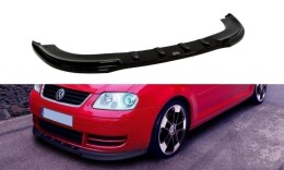 Cup Spoilerlippe Front Ansatz passend für VW TOURAN schwarz Hochglanz