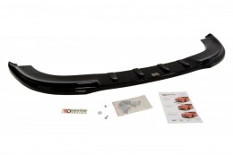 Cup Spoilerlippe Front Ansatz passend für VW TOURAN schwarz Hochglanz