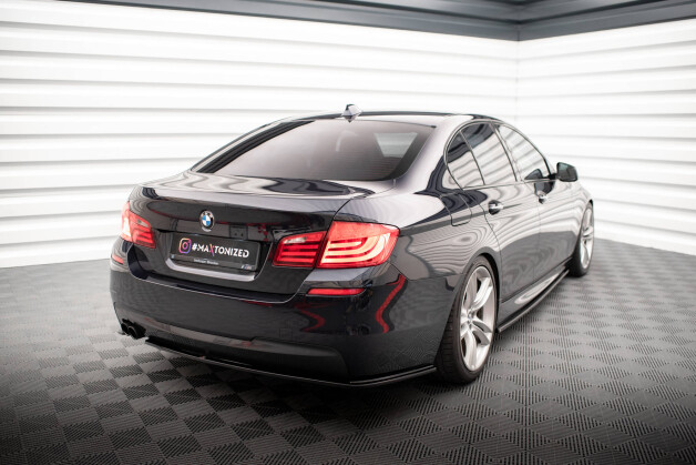 Cup Diffusor Heck Ansatz passend für BMW 5er M-Paket F10 / F11 schwarz Hochglanz