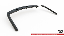 Cup Diffusor Heck Ansatz passend für BMW 5er M-Paket F10 / F11 schwarz Hochglanz